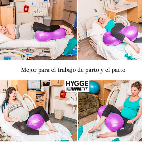 Imagen 7 de 10 de Pelota Maní Ovalada Esferodinamia Yoga 100 X 50cm + Inflador