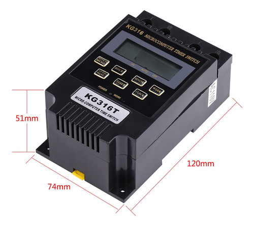 Temporizador Microcomputadora Kg316t Controlador Relé Digita