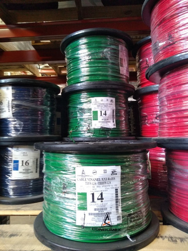 Carrete 1000 Mts Cable Thw Cal 14 Awg Condumex Vinanel Xxi