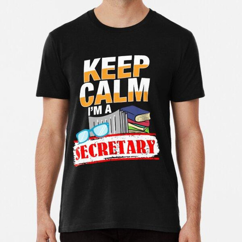 Remera Manten La Calma Soy Secretaria Algodon Premium