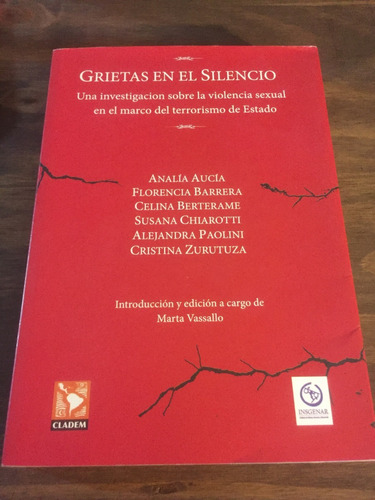 Libro Grietas En El Silencio. Investigación Violencia Sexual