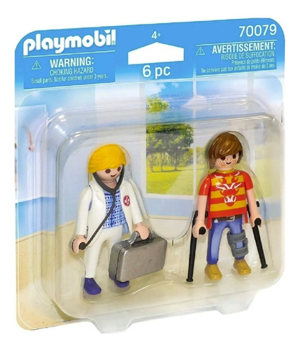 Playmobil Duo Pack 70079 Doctor Y Paciente Original Playking