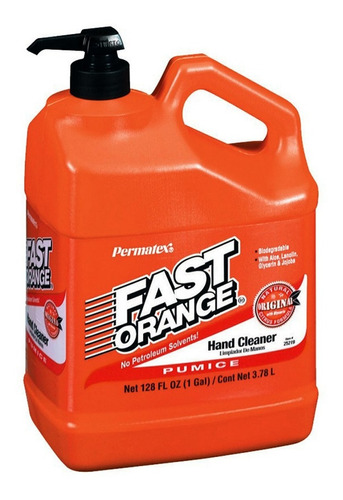 Fast Orange Crema Limpiador De Manos  3.78lts