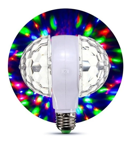 Lampara Luz Rgb Doble Tipo Discoteca Con Movimiento Everest