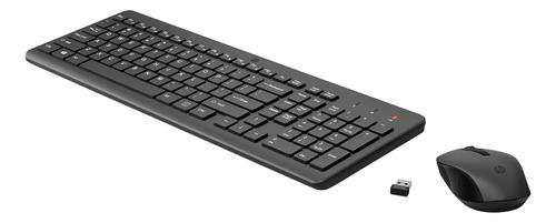 Kit Teclado E Mouse Sem Fio Hp 330 Usb Preto