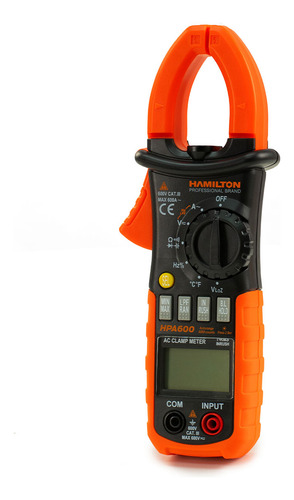 Pinza Amperométrica Digital True Rms Inrush Hpa600 Hamilton
