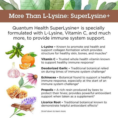 Imagem 5 de 5 de Super Lisina + Vitamina C Cálcio Equinacea Própolis Licorice