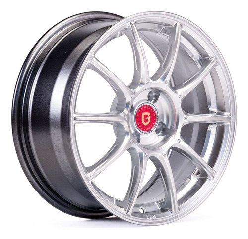 Roda Gisa Drag10 Flow Forming 17x8 4x100 Et35 Gol Saveiro Up