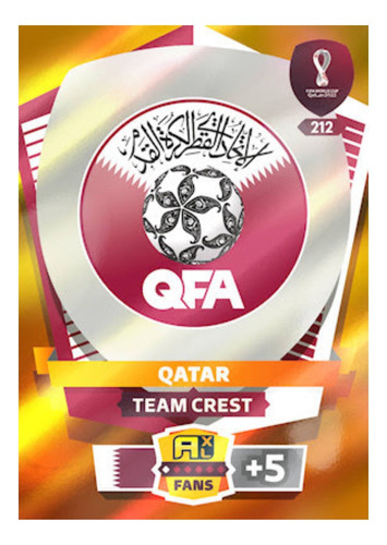 Cartas Adrenalyn Qatar 2022 - Team Qatar.