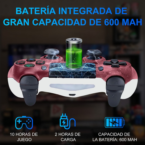 2 Mandos Inalámbricos Compatibles Con Consola De Juegos Y Pc Color Azul