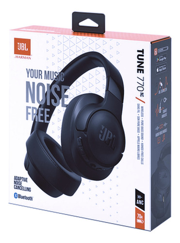 Audífonos Diadema Jbl Tune 770nc Inalámbrico Negro