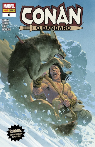 Conan, O Bárbaro Vol. 6, de Aaron, Jason. Editora Panini Brasil LTDA, capa mole em português, 2020