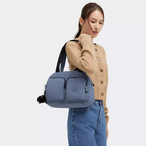 Bolsa Shoulder Bag Kipling Cool Defea Color Blue Lover