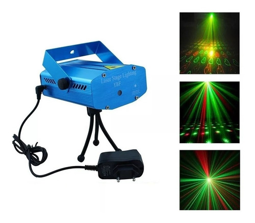 Laser Lluvia Multipunto Led Audioritmico Colores Fiesta Dj