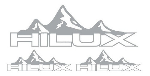 Sticker Hilux Mountain Puertas + Tapa De Batea 3 Pzas.