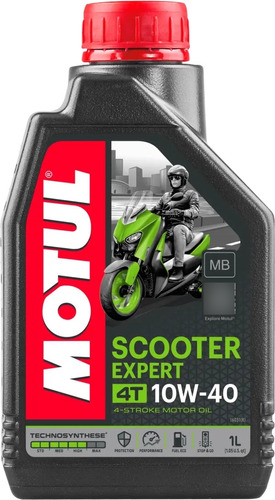 Aceite Motor Motul Scooter Expert 4t 10w-40  1l 