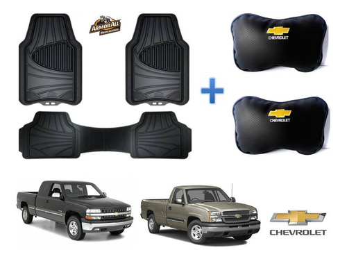 Kit Tapetes Armor All + Cojines Chevrolet Cheyenne 99 A 06