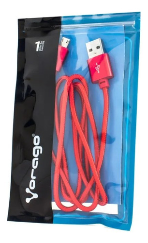 Cable Vorago Dual Micro Usb B Y Tipo Lightning