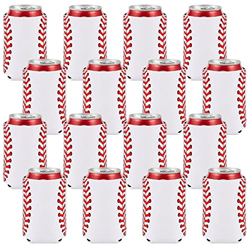 12 Paquetes De Fundas Para Latas De Béisbol De Neopreno Para