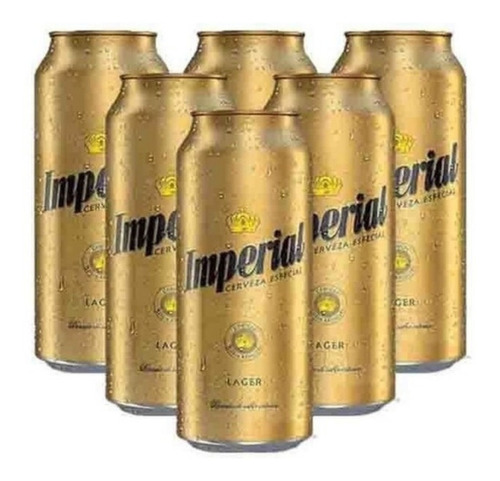 Cerveza Imperial Lager 473 Ml Pack X6 Zetta Bebidas
