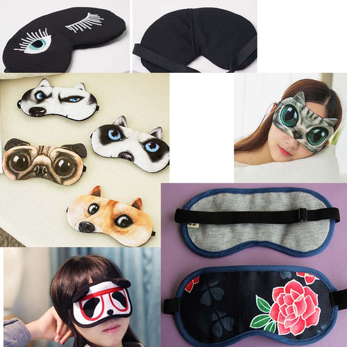 Sleeping Mask Eye Cover Weird Dog Expression East Majik