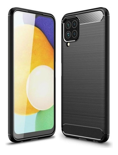 Funda Tpu Fibra Carbono Con Textura Cepillada Para Samsung