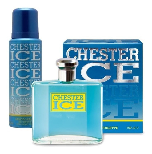 Perfume Hombre Chester Ice Eau Toillete 100ml + Desodorante