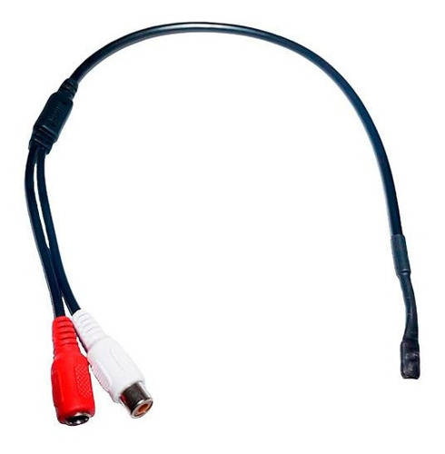 Microfone Oculto Para Cftv - Gs0074 Cor Preto