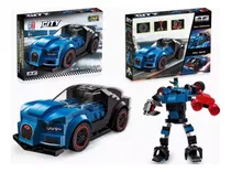 Comprar Robô Transformer 2 Em 1 Carro De Corrida Em Blocos De Montar