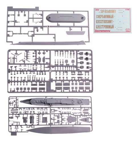 Russian Destroyer Sovremenny By Zvezda # 9054 1/700