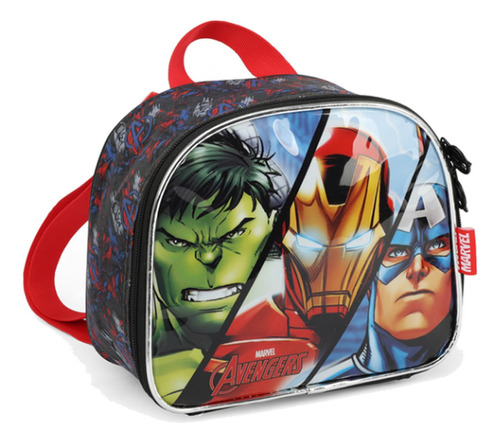 Lancheira Térmica Marvel Avengers Vingadores Luxcel Vermelho