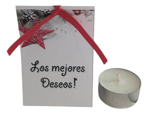 Souvenir Velitas De Noche Navidad X10 U