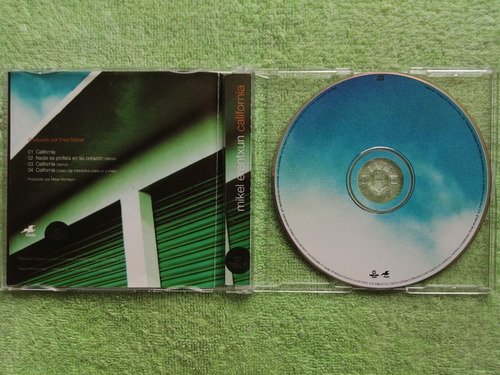 Eam Cd Maxi Single Mikel Erentxun California 2000 + Demos (Usado)