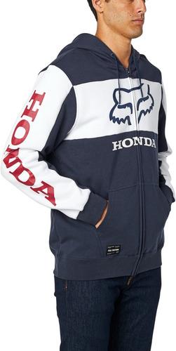 Imagen 5 de 7 de Buzo Fox Honda Zip Fleece #25955 - Tienda Oficial