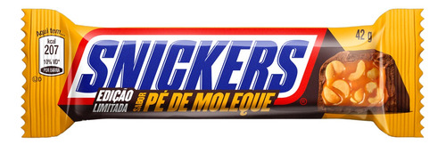 Chocolate Pé de Moleque Snickers Pacote 42g