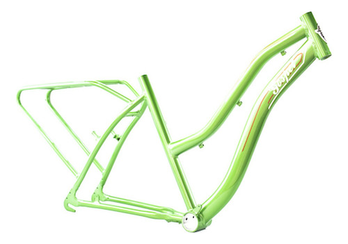 Cuadro 26 Cargo Beach Cruiser De Aluminio Verde Ys-7629-1