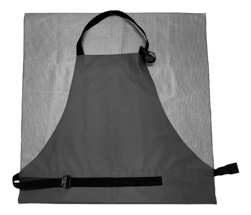 Avental Em Lona Impermeável - Kit C/ 5 Unidades - Cor Cinza