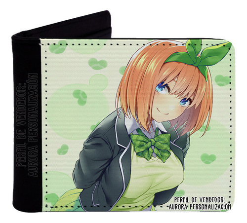 Billetera Cartera Cuero Sintético Quintillizas Yotsuba Nakan