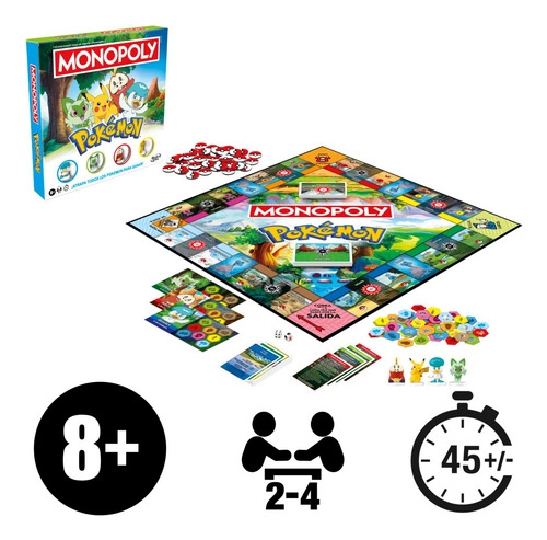 Juego De Mesa Monopoly Edición Pokémon Hasbro Gaming