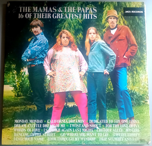 Vinil Lp The Mamas The Papas 16 Of Their Greatest Hits