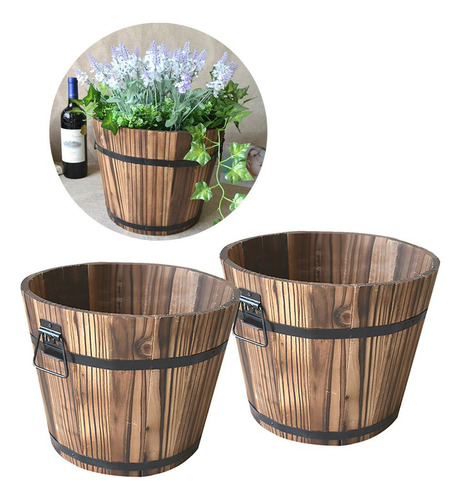 2x Maceta De Para Flores Y Plantas Artificiales Bonsáis De