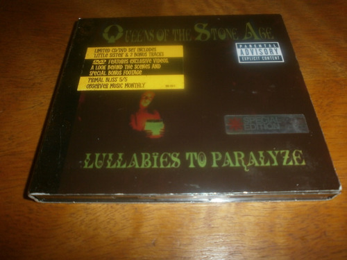Queens Of The Stone Age Lullabies To Paralyze Cd + Dvd Digip