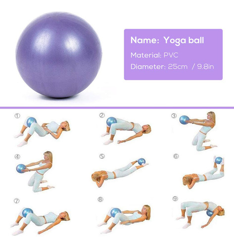Fenytay 5 Unids Equipo De Yoga Conjunto Incluye Bola De
