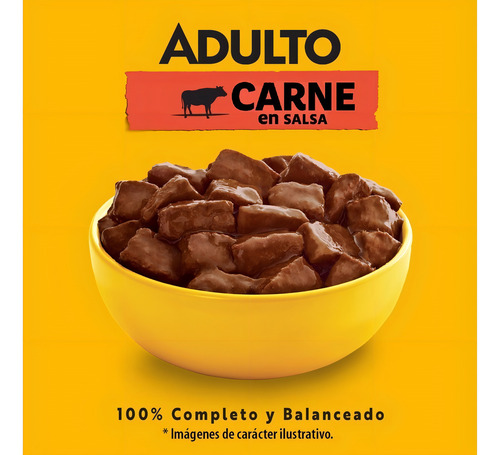 Pedigree Alimento Húmedo Sobrecito Perro Adulto Carne 12un