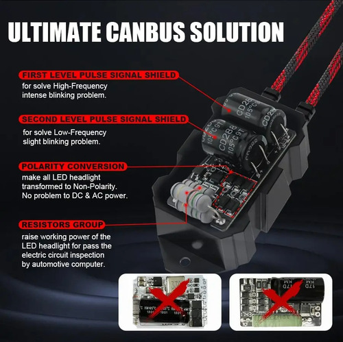 Par Corrector Error Canbus Led H7