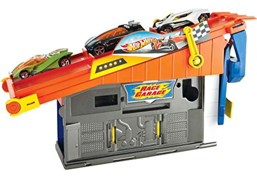 Hot Wheels Rooftop Race Garage Playset, ¡corre Hasta La Líne