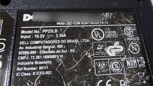Memórias 256mb Ddr2 Notebook Dell Latitude 131l Original (Usado)