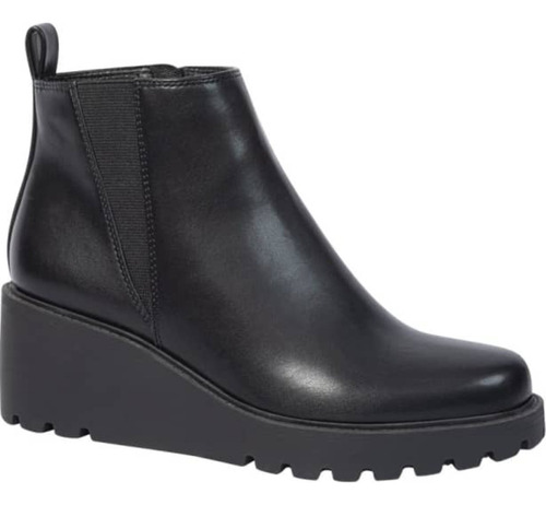 Bota Tacón Cuña Mujer Vi Line Negro