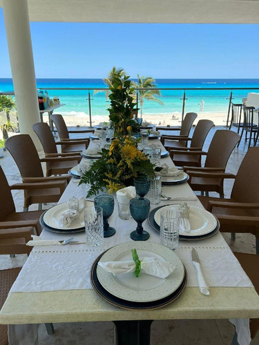 Imagen 5 de 20 de Beach Front Aparment For Rent In Cancun. 16th Floor, 4 Bedrooms. Long Term.