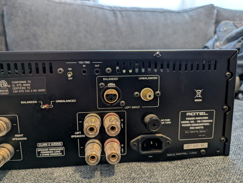 Rotel Rb-1582 Mkii Negro